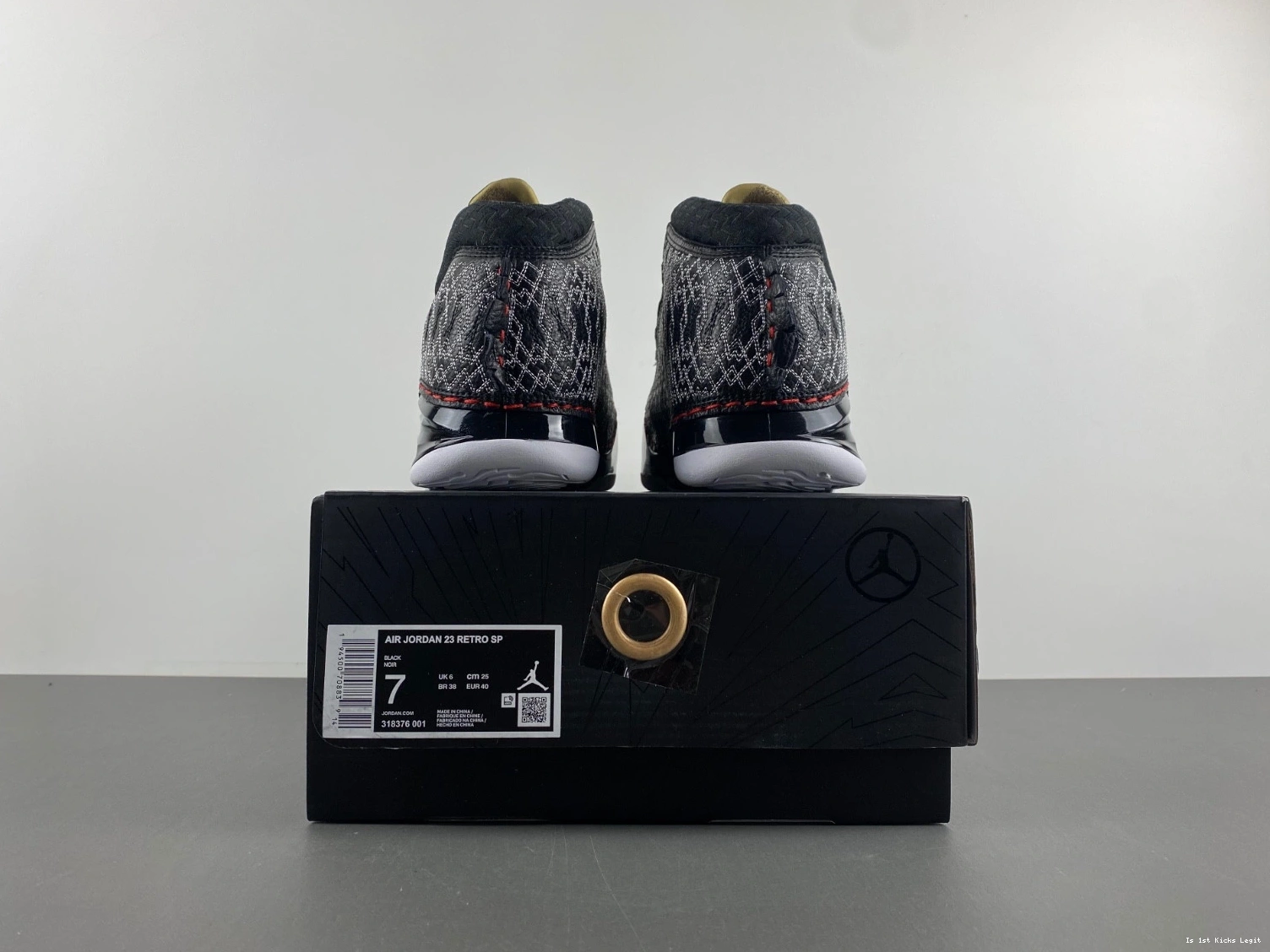23 Stealth - Black 318376-001 Jordan Men's 1008